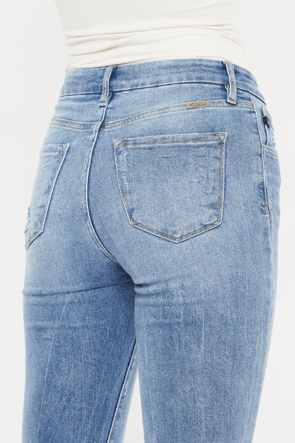 Kancan High Waist Cat's Whiskers Skinny Jeans - TRENDMELO