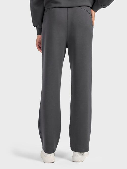 Drawstring Pocketed Sport Pants - TRENDMELO