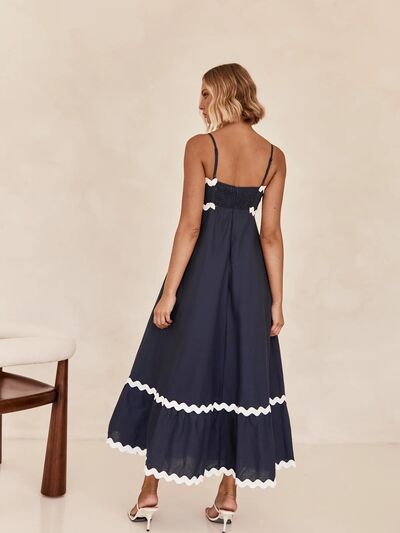 Spaghetti Strap Maxi Dress - TRENDMELO