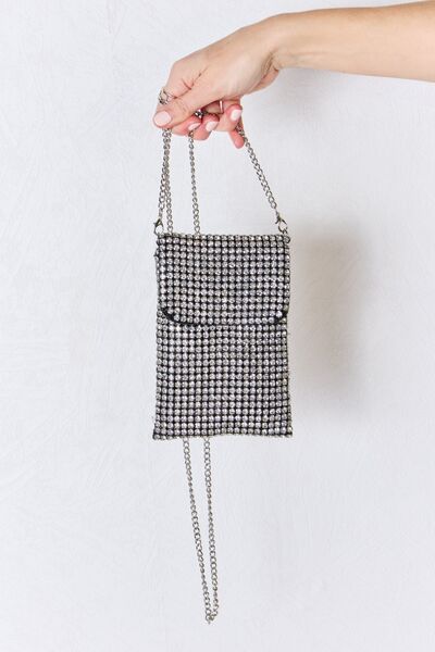 Forever Link Rhinestone Mini Crossbody Bag - TRENDMELO