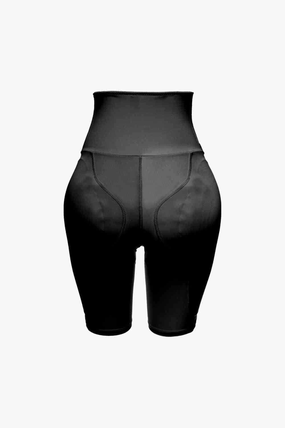 Full Size High Waisted Pull-On Shaping Shorts - TRENDMELO