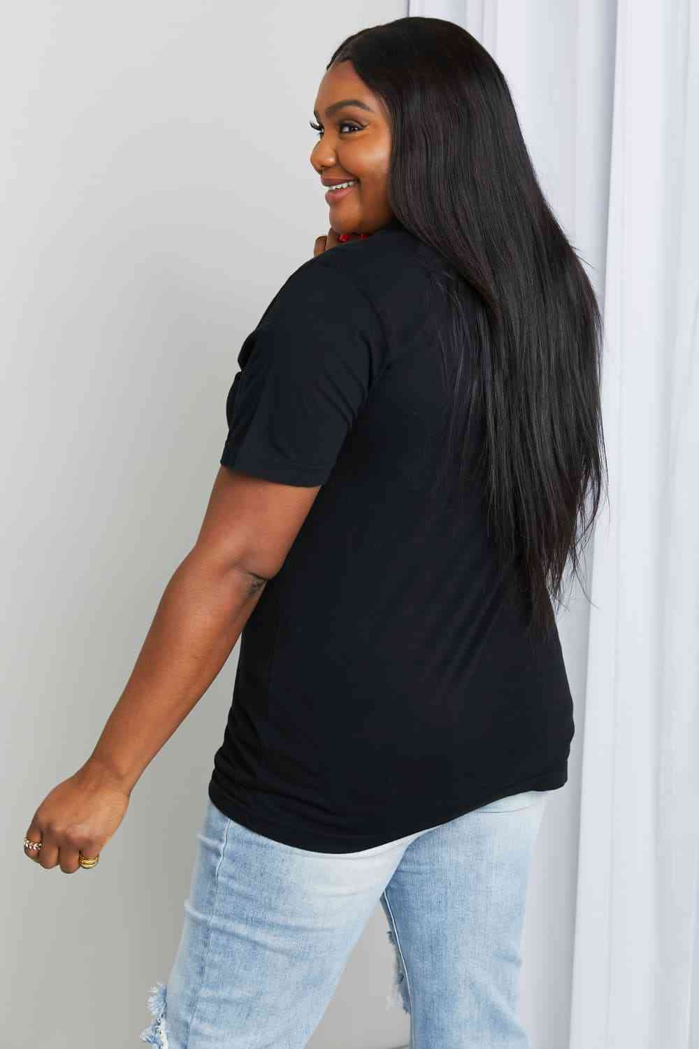 Simply Love Full Size SUNNY DAYS AHEAD Graphic Cotton Tee - TRENDMELO