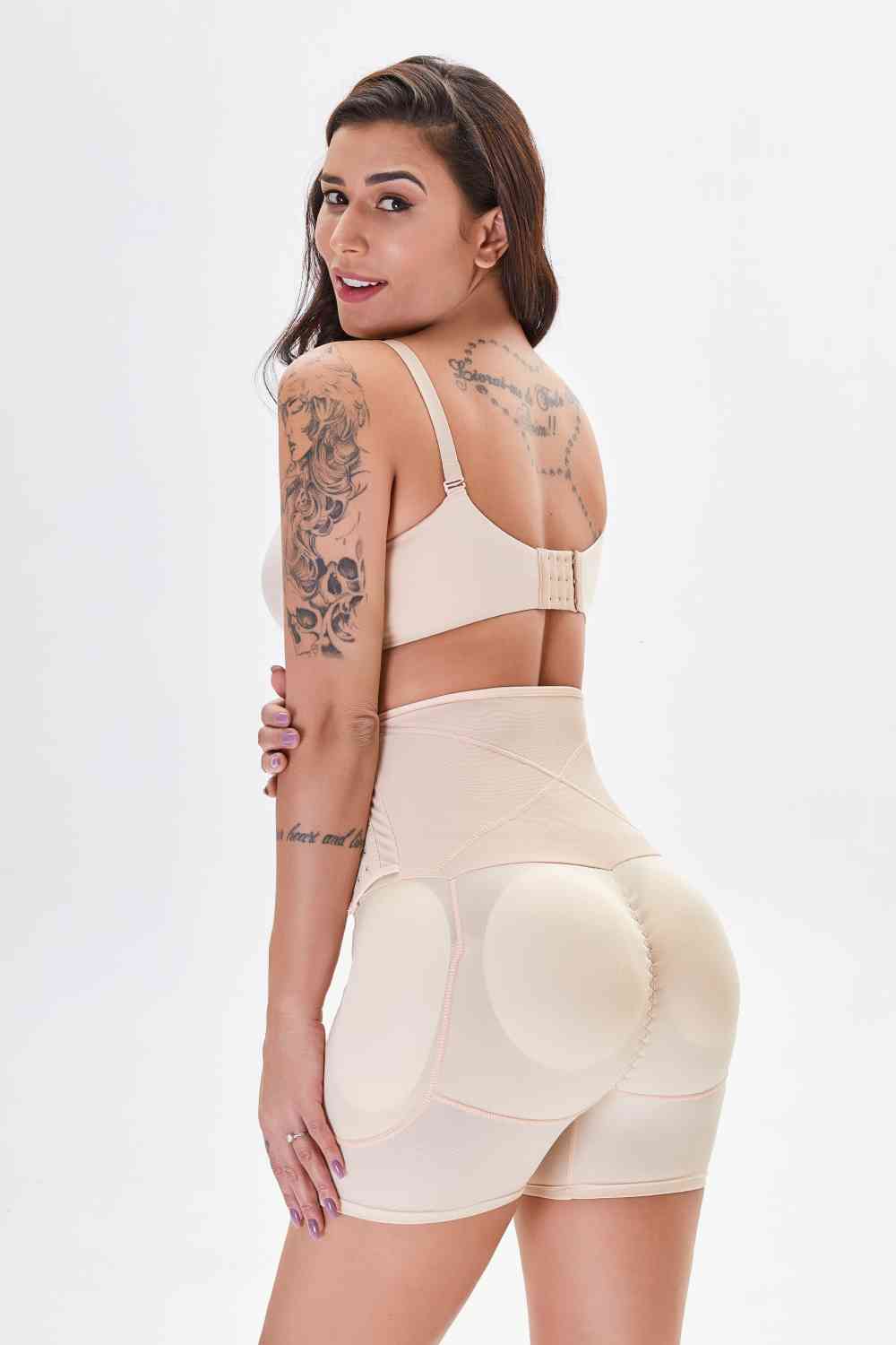 Full Size Hip Lifting Shaping Shorts - TRENDMELO