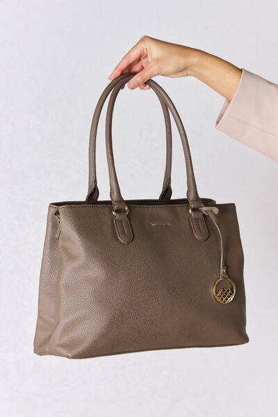 David Jones Structured Leather Handbag - TRENDMELO