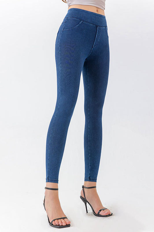 High Waist Skinny Jeans - TRENDMELO