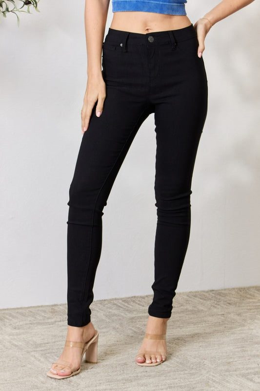 YMI Jeanswear Hyperstretch Mid-Rise Skinny Jeans - TRENDMELO