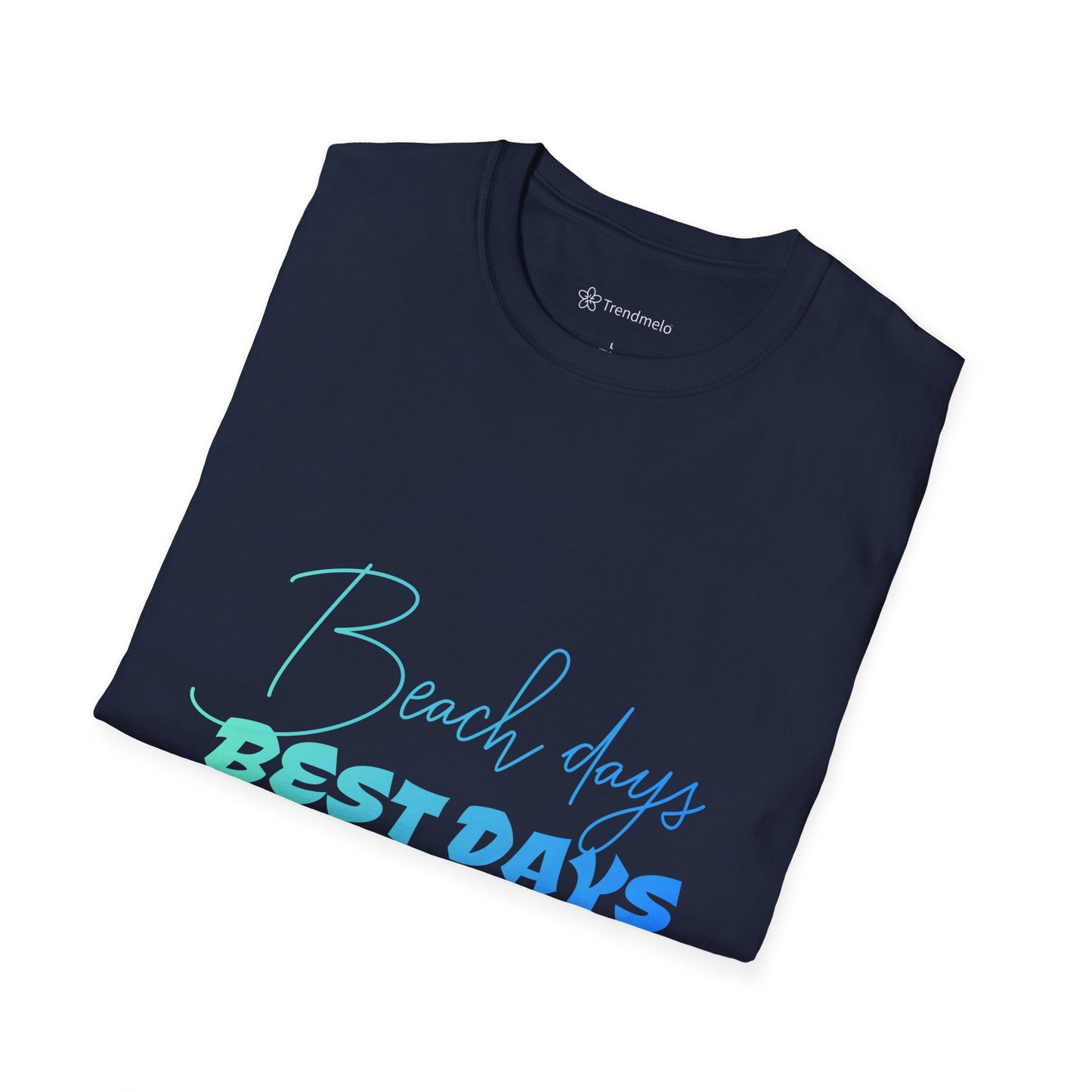 Trendmelo Women's Graphic Tee with Beach Days Best Days Print, Beach T Shirt for Women
