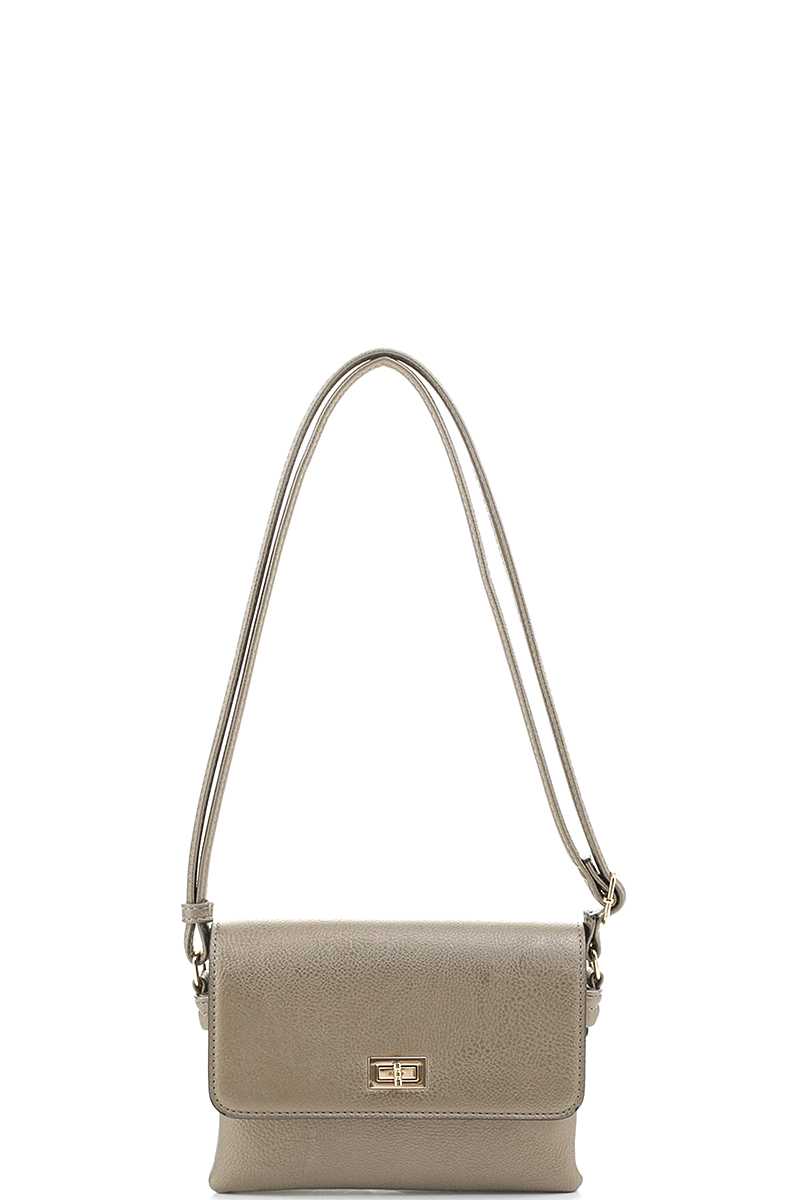 Trendmelo Smooth Colored Crossbody Bag