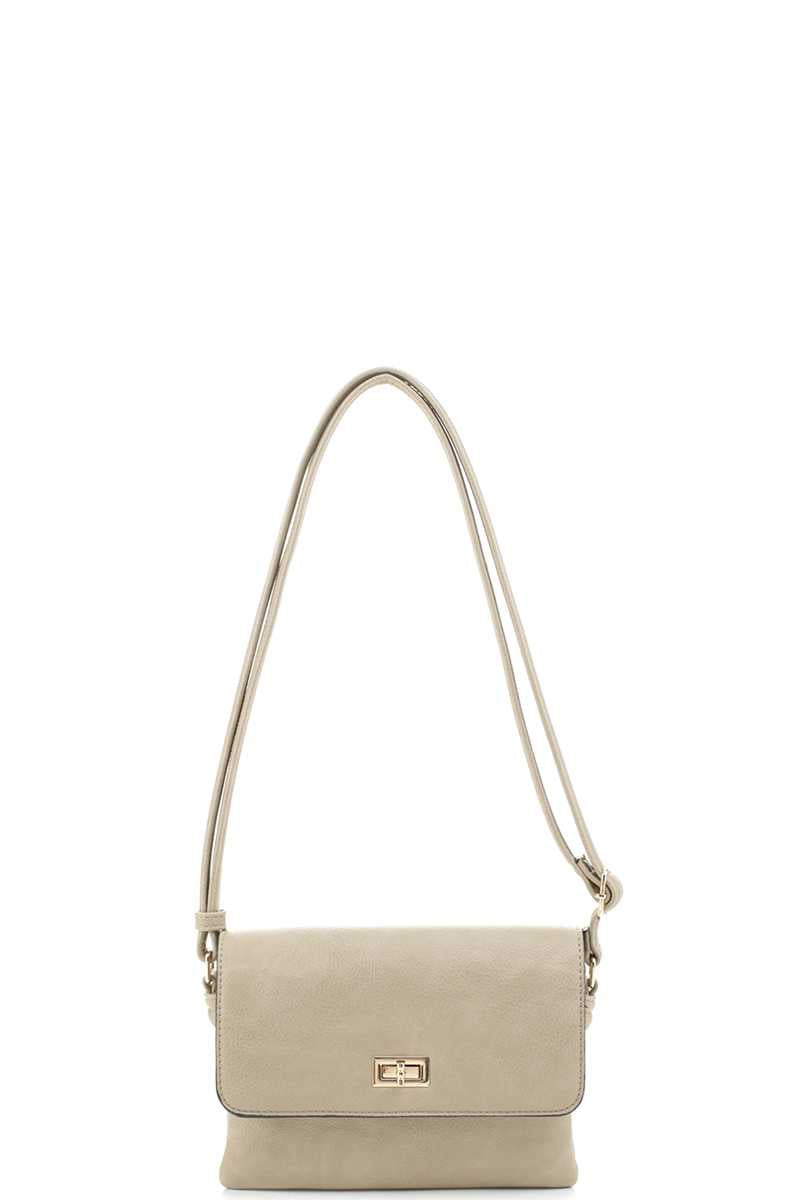 Trendmelo Smooth Colored Crossbody Bag