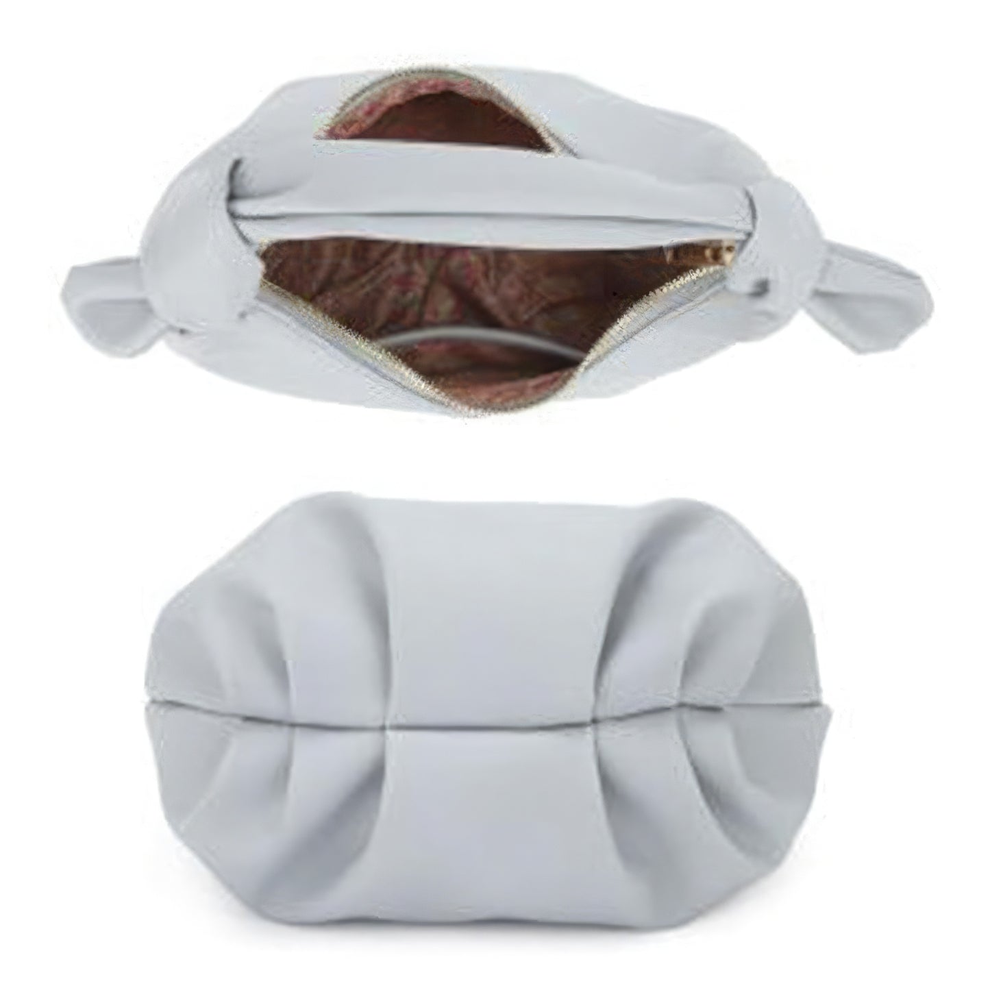 Trendmelo Smooth Round Handle Zipper Bag