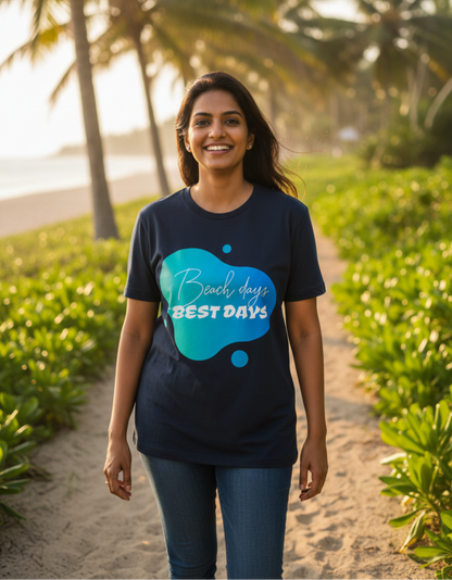 Beach Days Best Days Holiday T-shirt | 100% Supima Cotton Tee| XS-5XL