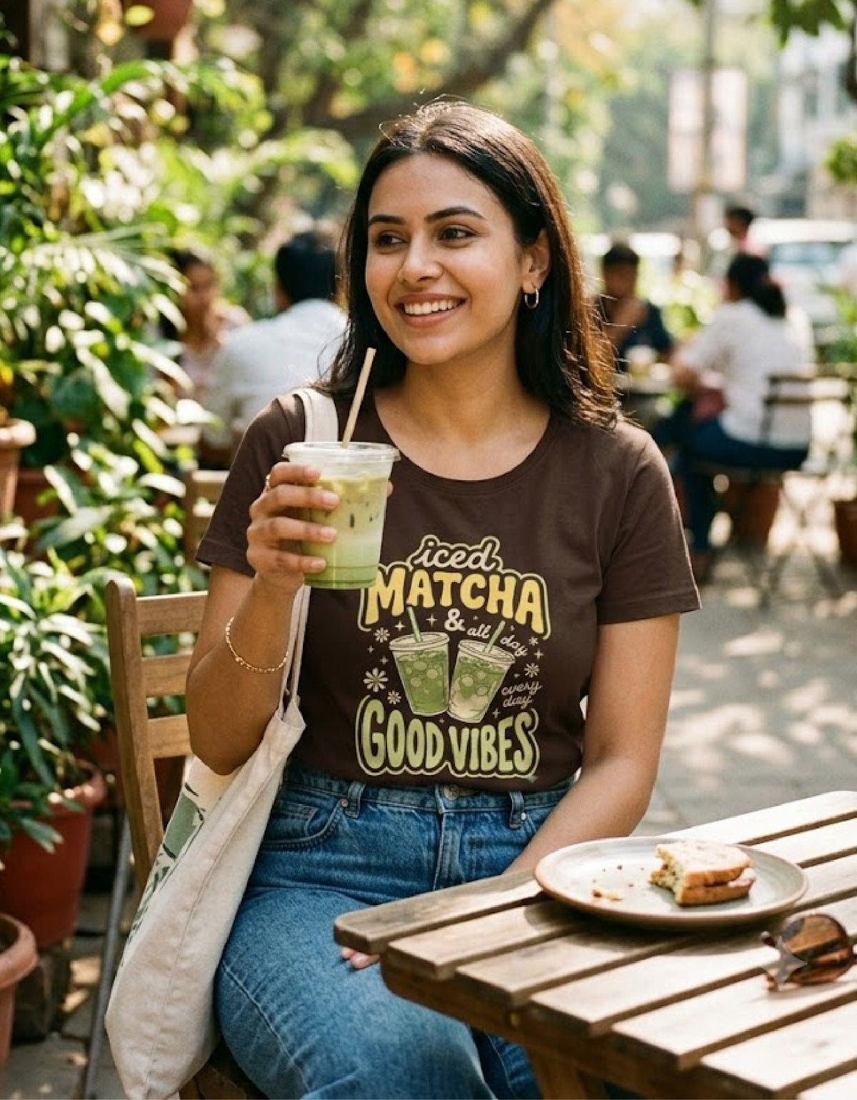 Iced Matcha Good Vibes - Women's Classic T-Shirt