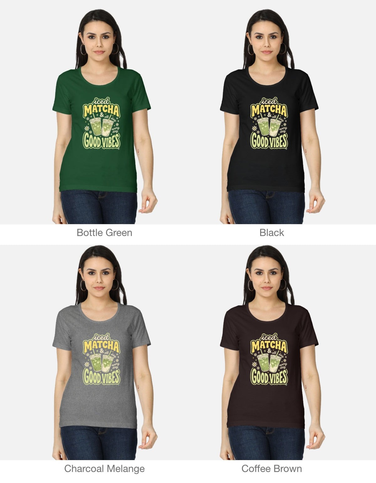 Iced Matcha Good Vibes - Women's Classic T-Shirt