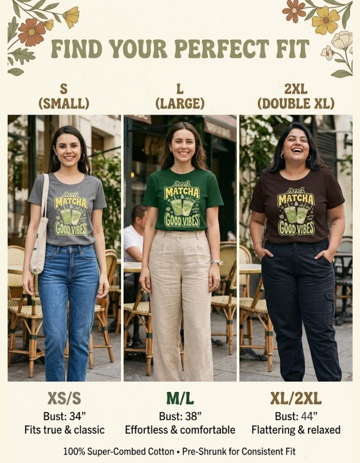 Iced Matcha Good Vibes - Women's Classic T-Shirt