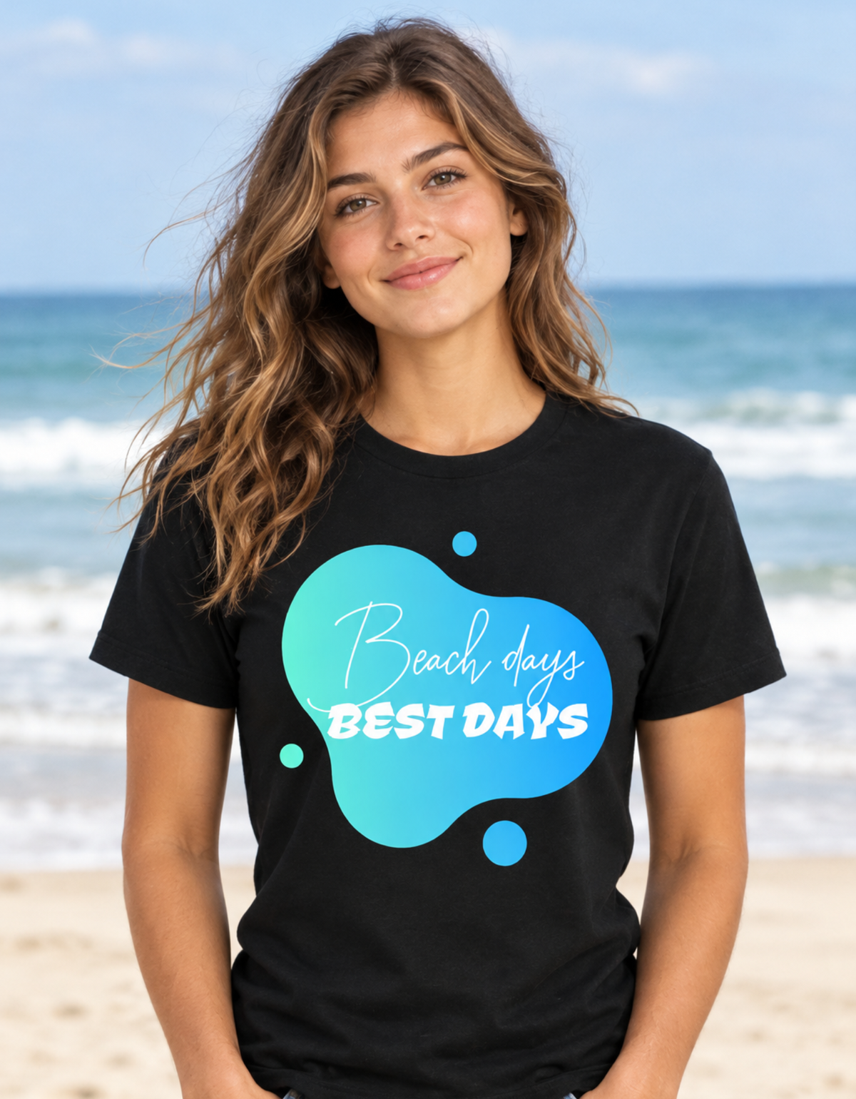 Beach Days Best Days Holiday T-shirt | 100% Supima Cotton Tee| XS-5XL