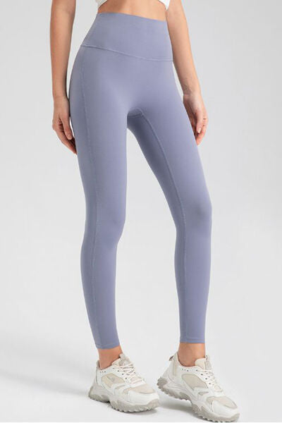 High Waist Skinny Active Pants - TRENDMELO