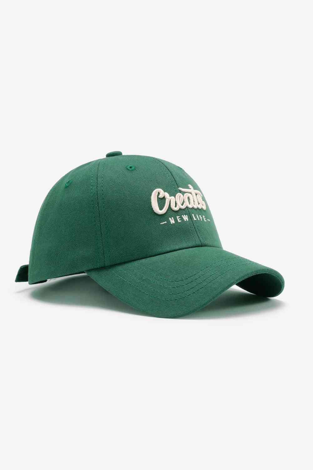 CREATE NEW LIFE Adjustable Cotton Baseball Cap - TRENDMELO