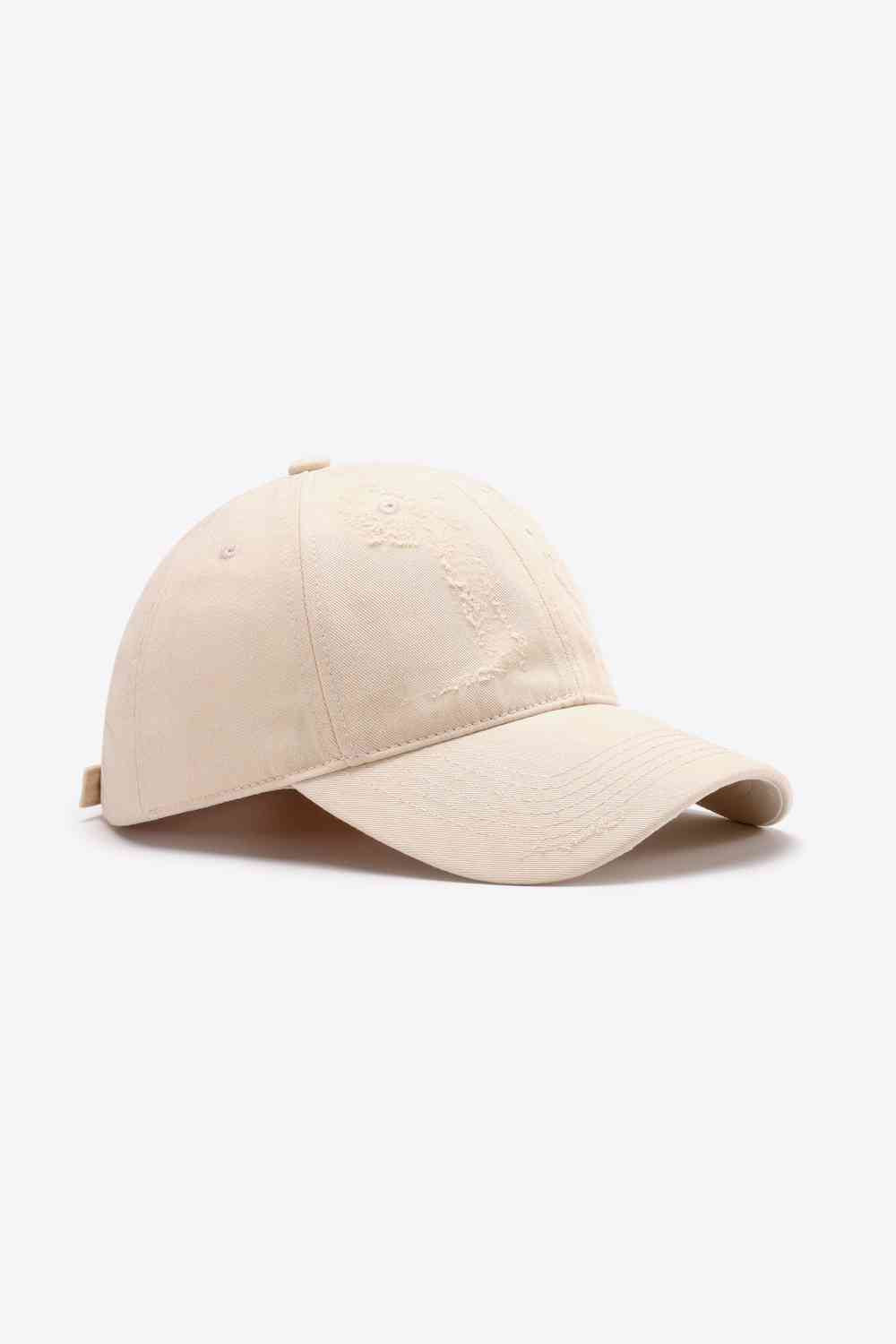 Distressed Adjustable Baseball Cap - TRENDMELO