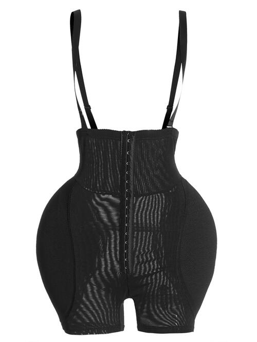 Full Size Hook-and-Eye Under-Bust Shaping Bodysuit - TRENDMELO