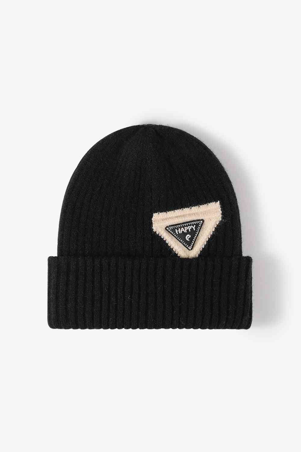 HAPPY Contrast Beanie - TRENDMELO