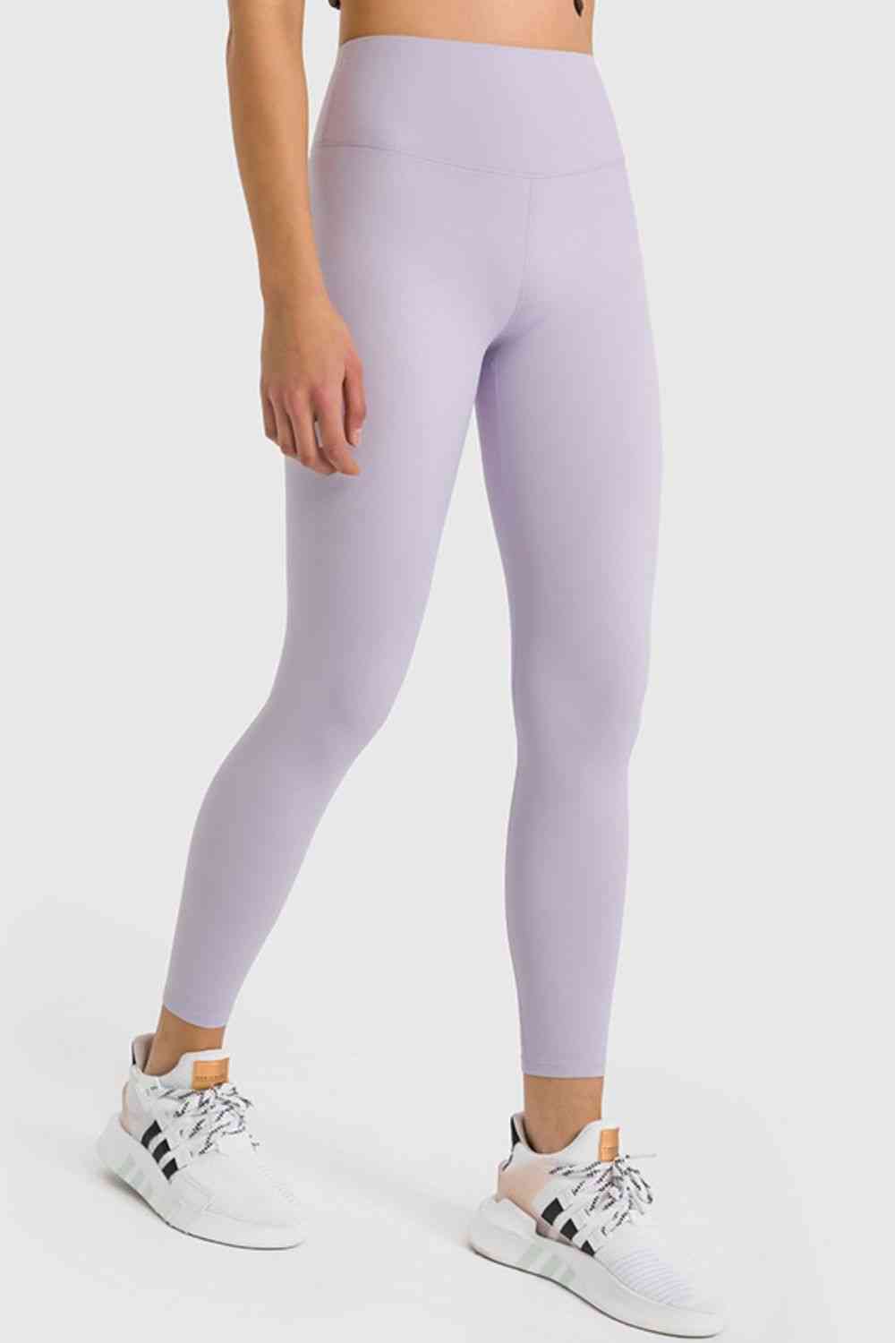 High Waist Ankle-Length Yoga Leggings - TRENDMELO