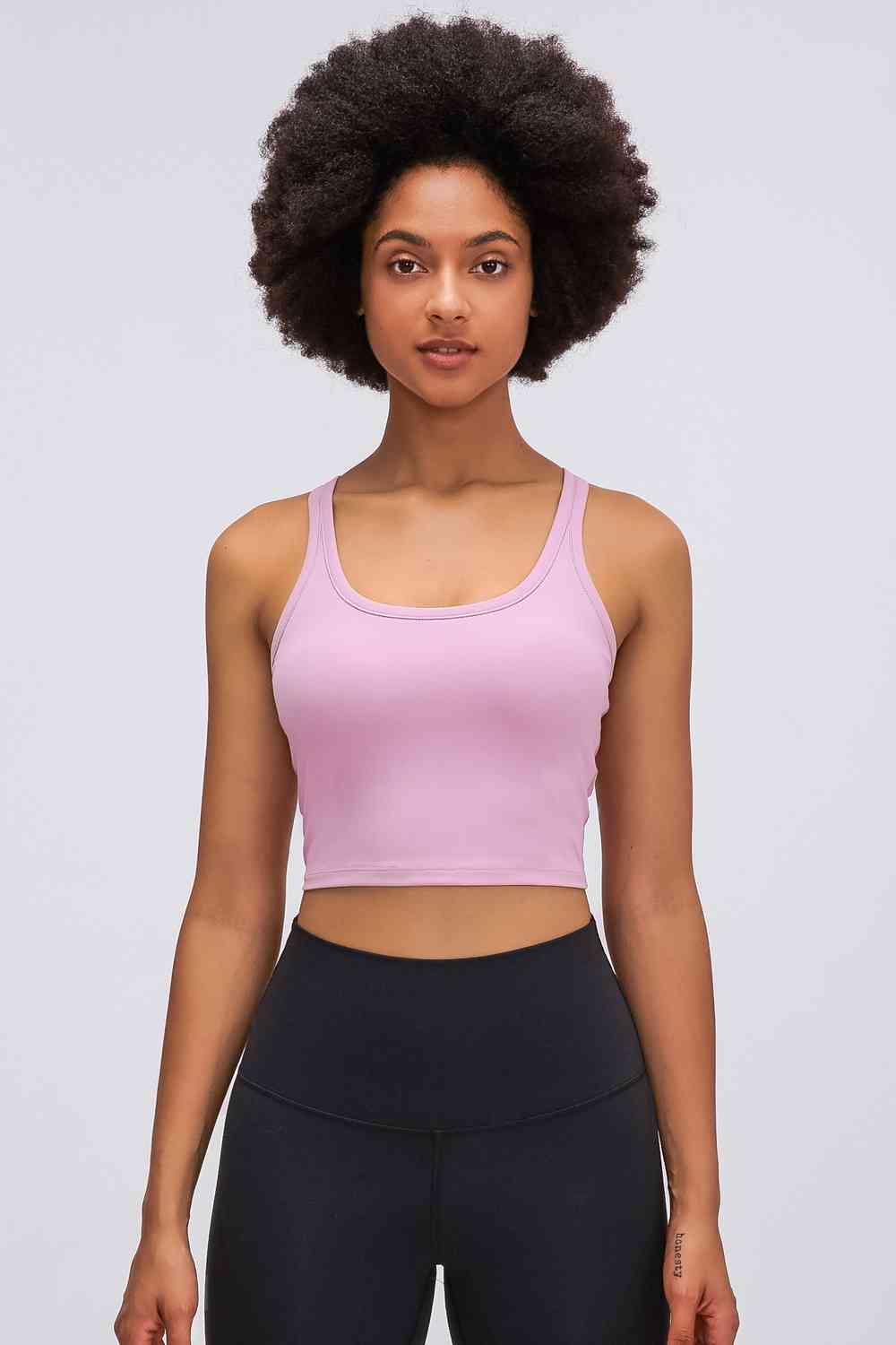 Racerback Sports Bra - TRENDMELO