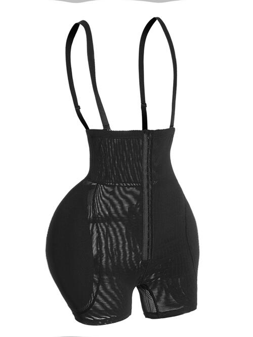 Full Size Hook-and-Eye Under-Bust Shaping Bodysuit - TRENDMELO