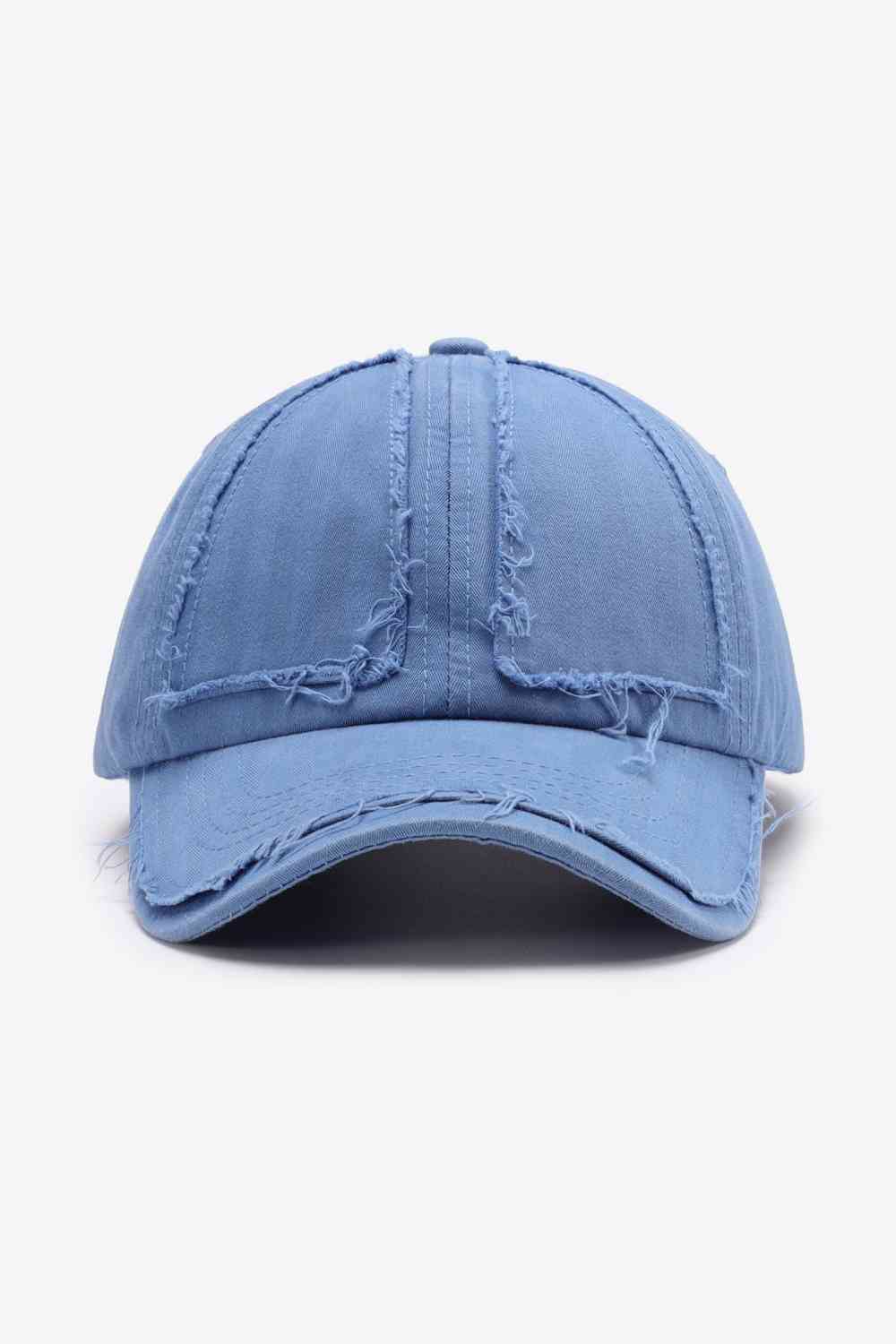 Distressed Adjustable Baseball Cap - TRENDMELO