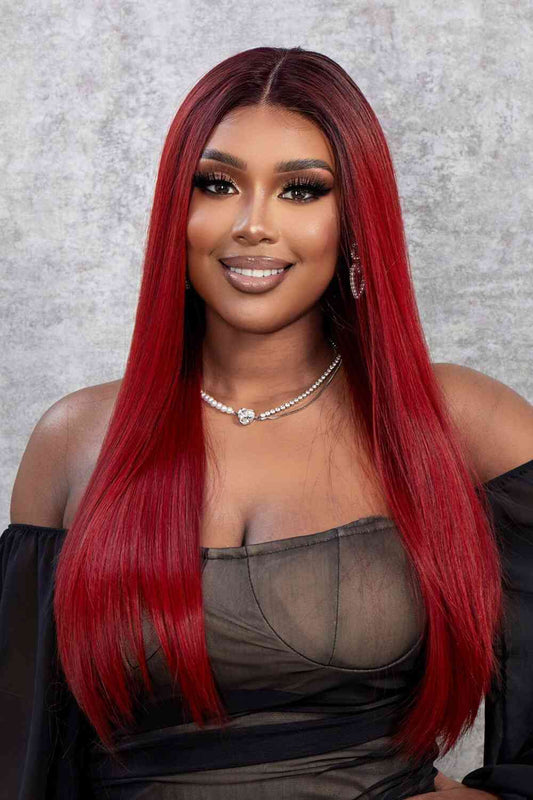 13*2" Lace Front Wigs Synthetic Straight 26" 150% Density - TRENDMELO