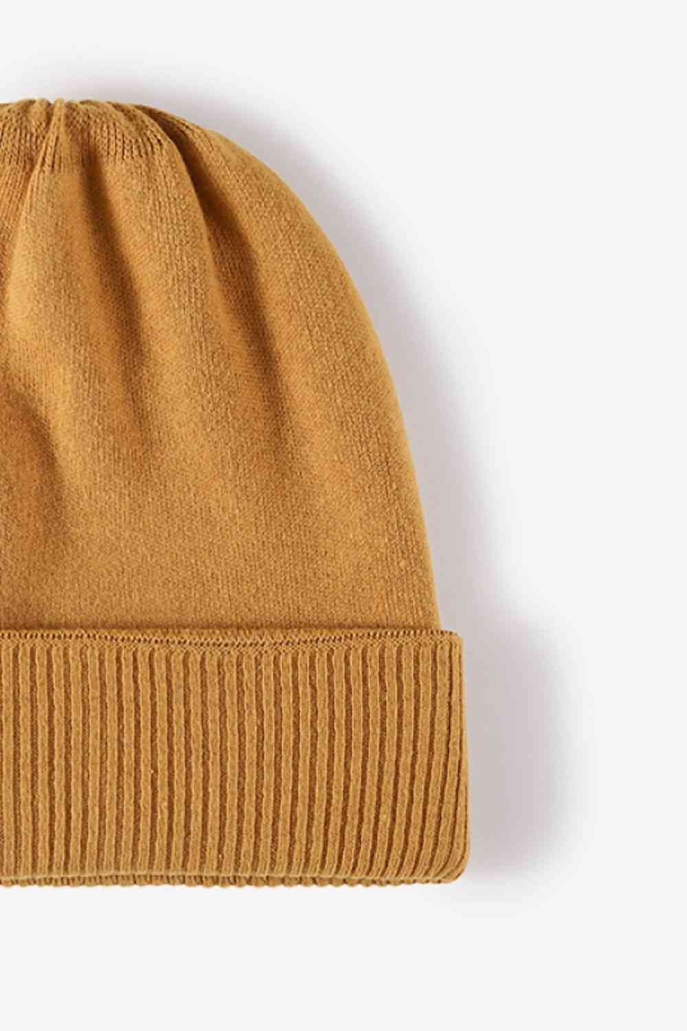 Cuff Knitted Beanie - TRENDMELO