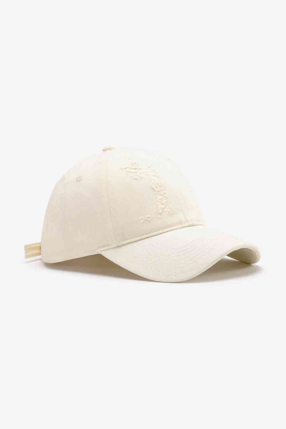 Distressed Adjustable Baseball Cap - TRENDMELO