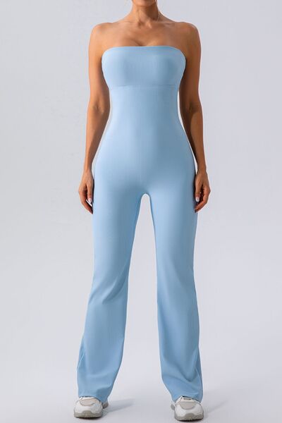 Sleeveless Straight Active Jumpsuit - TRENDMELO