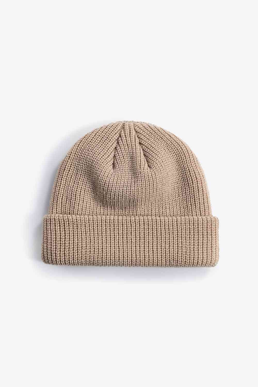 Cozy Rib-Knit Cuff Beanie - TRENDMELO