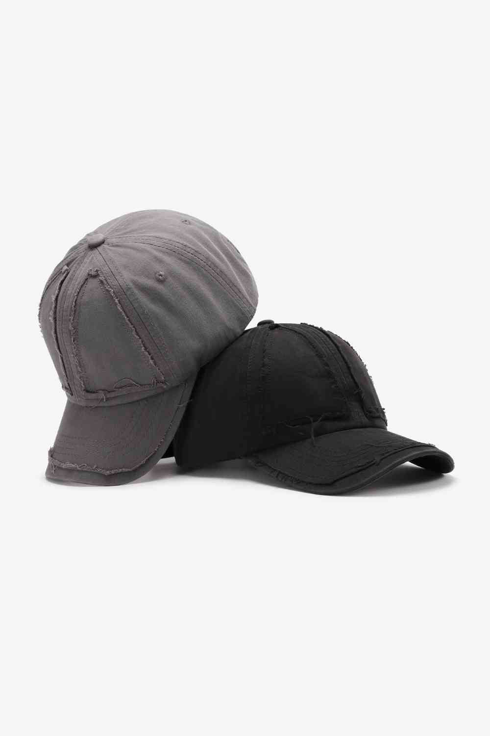 Distressed Adjustable Baseball Cap - TRENDMELO