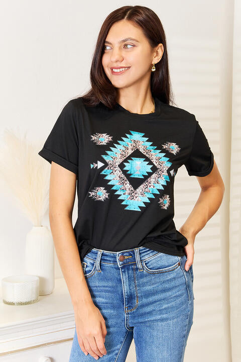 Simply Love Graphic Short Sleeve T-Shirt - TRENDMELO