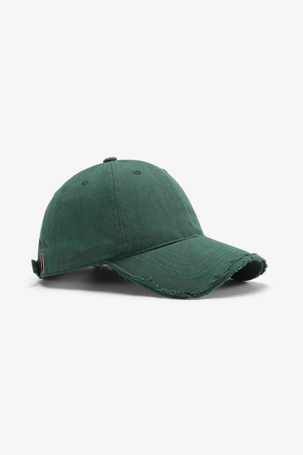 Distressed Adjustable Baseball Cap - TRENDMELO