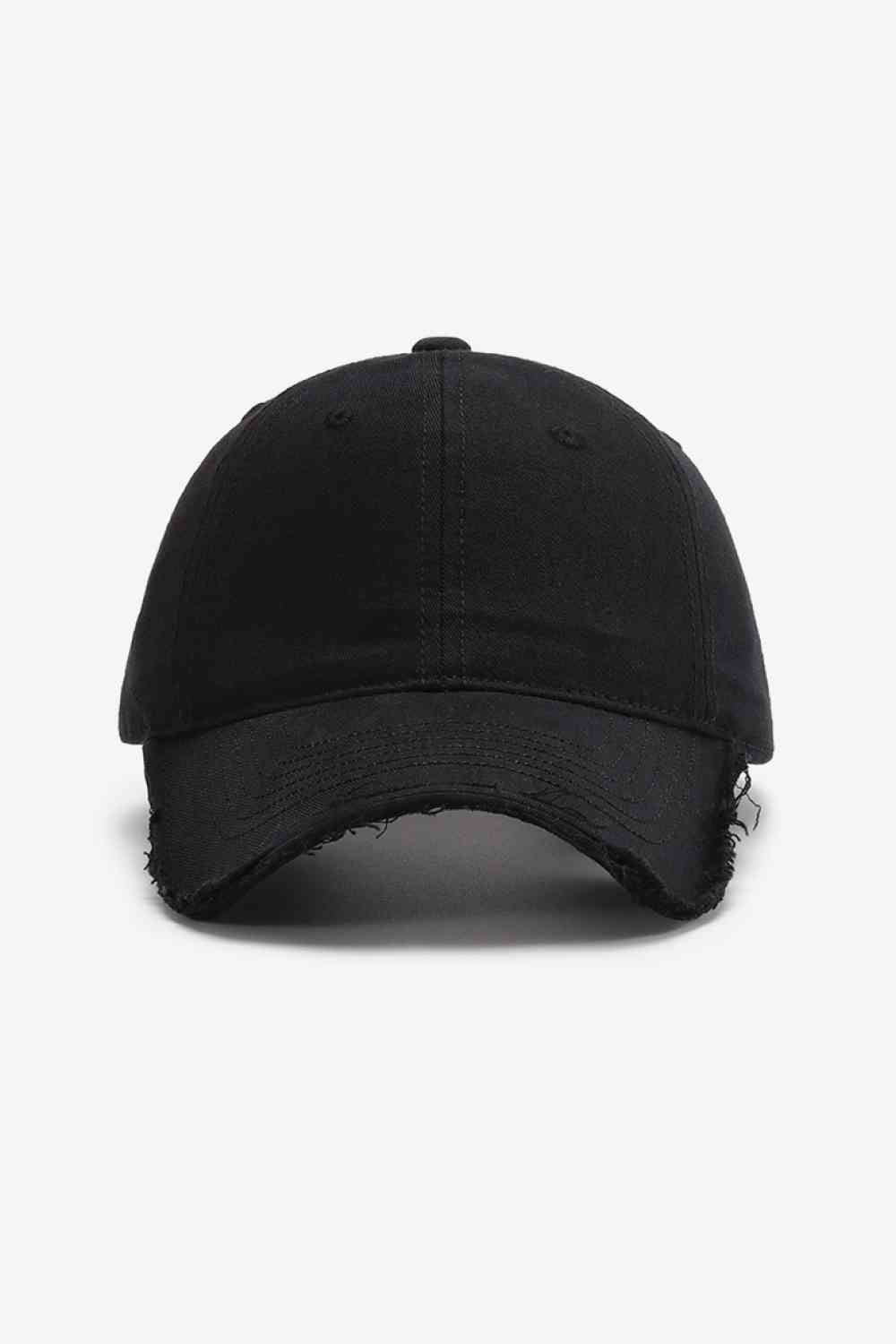 Distressed Adjustable Baseball Cap - TRENDMELO