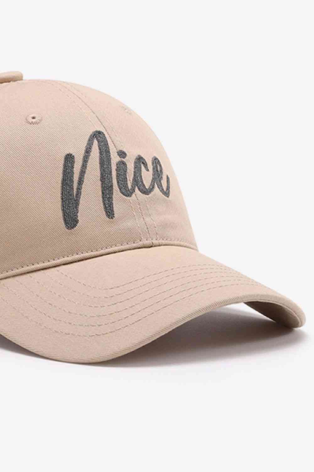 NICE Adjustable Cotton Baseball Cap - TRENDMELO