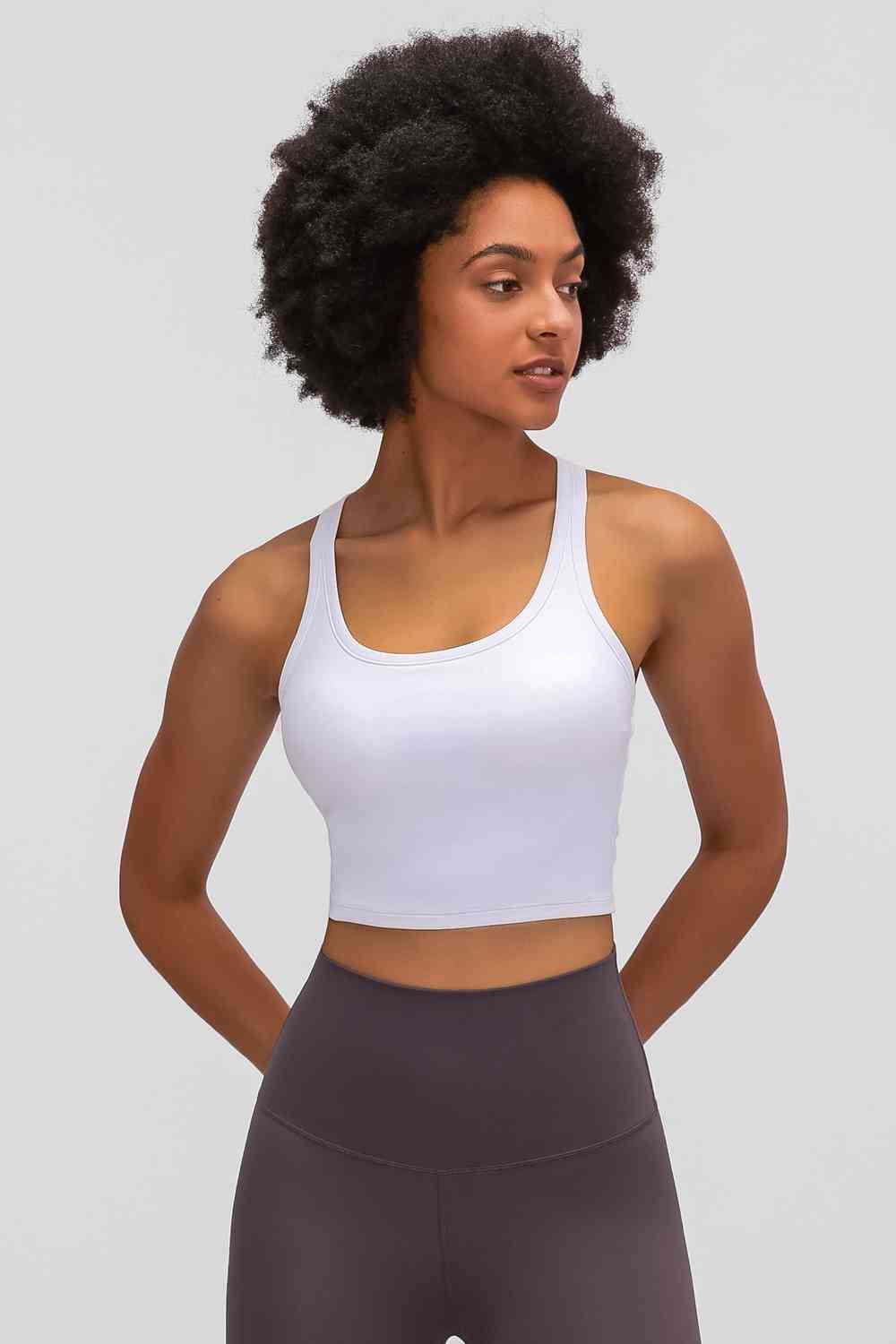 Racerback Sports Bra - TRENDMELO