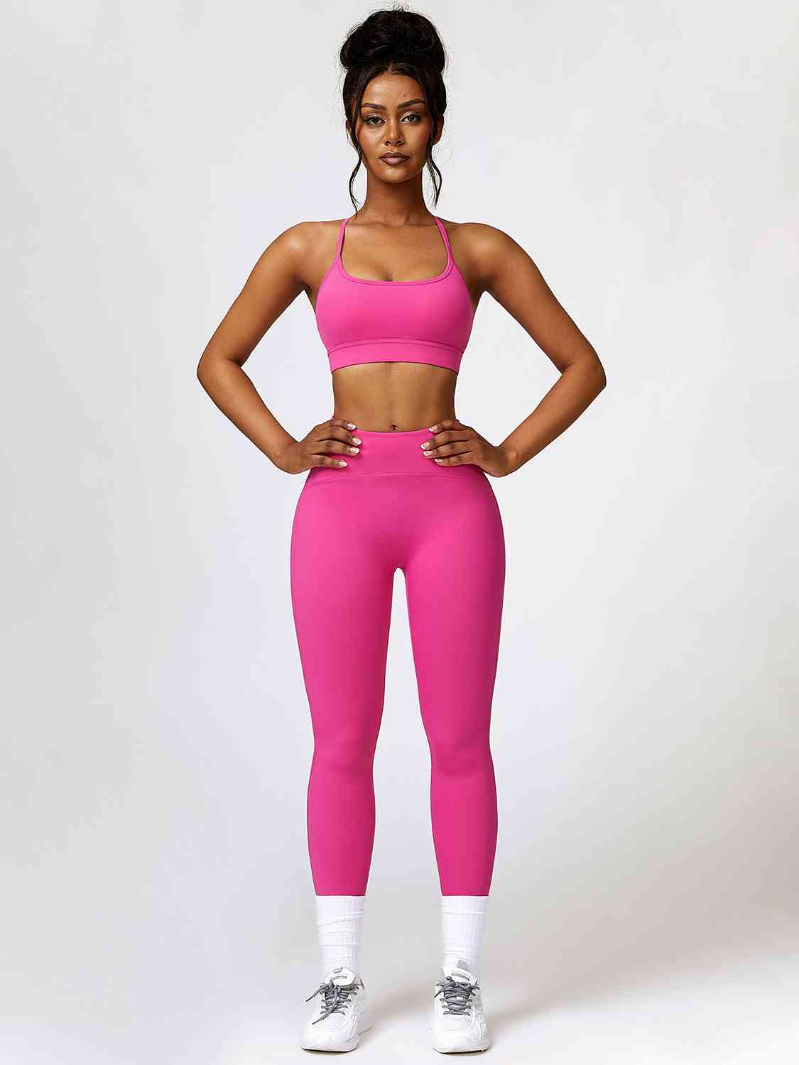 Sport Bra and Leggings Set - TRENDMELO