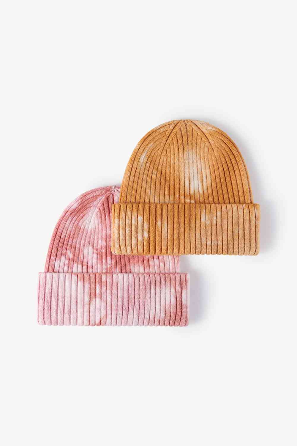 Tie-Dye Ribbed Cuffed Beanie - TRENDMELO