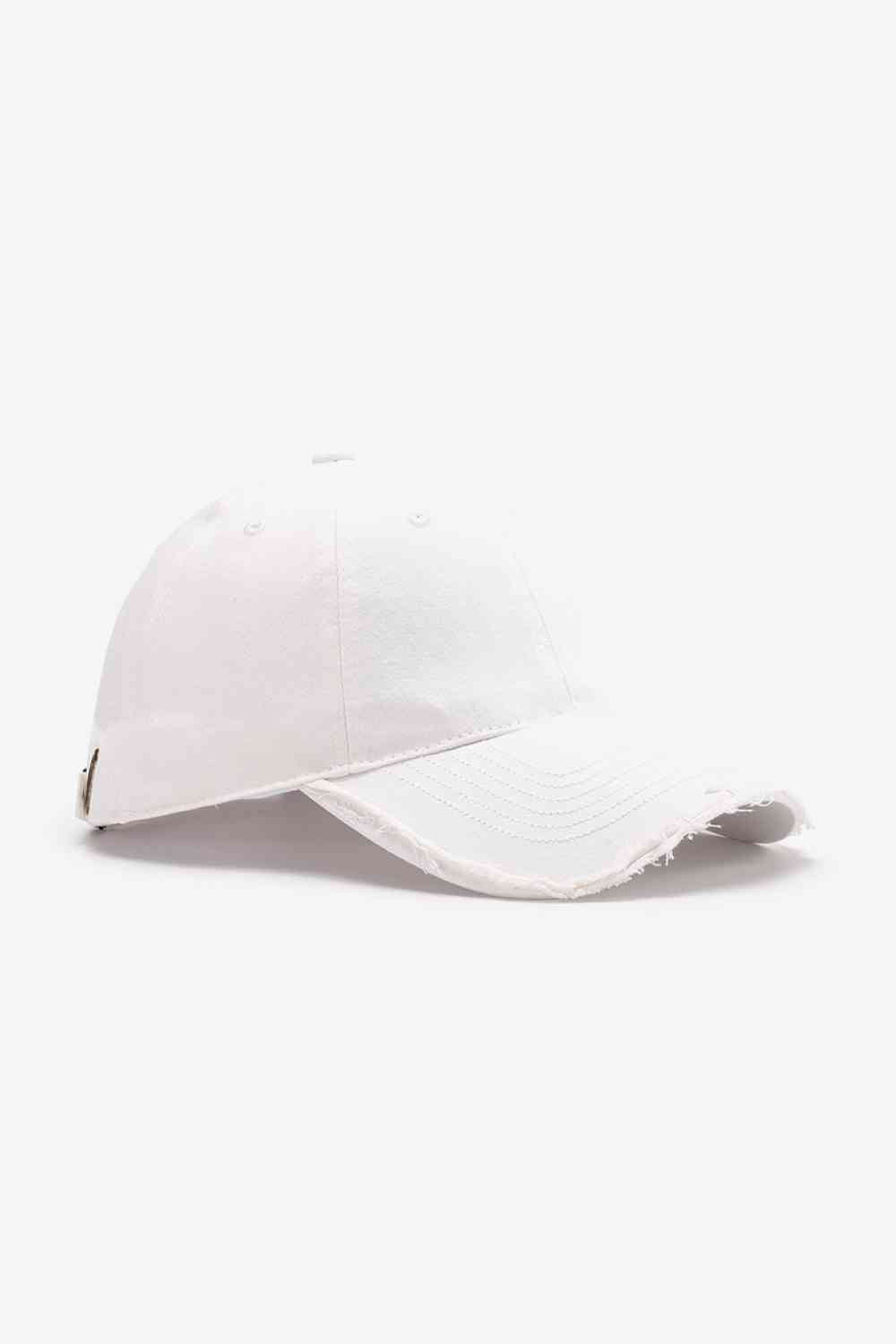 Distressed Adjustable Baseball Cap - TRENDMELO