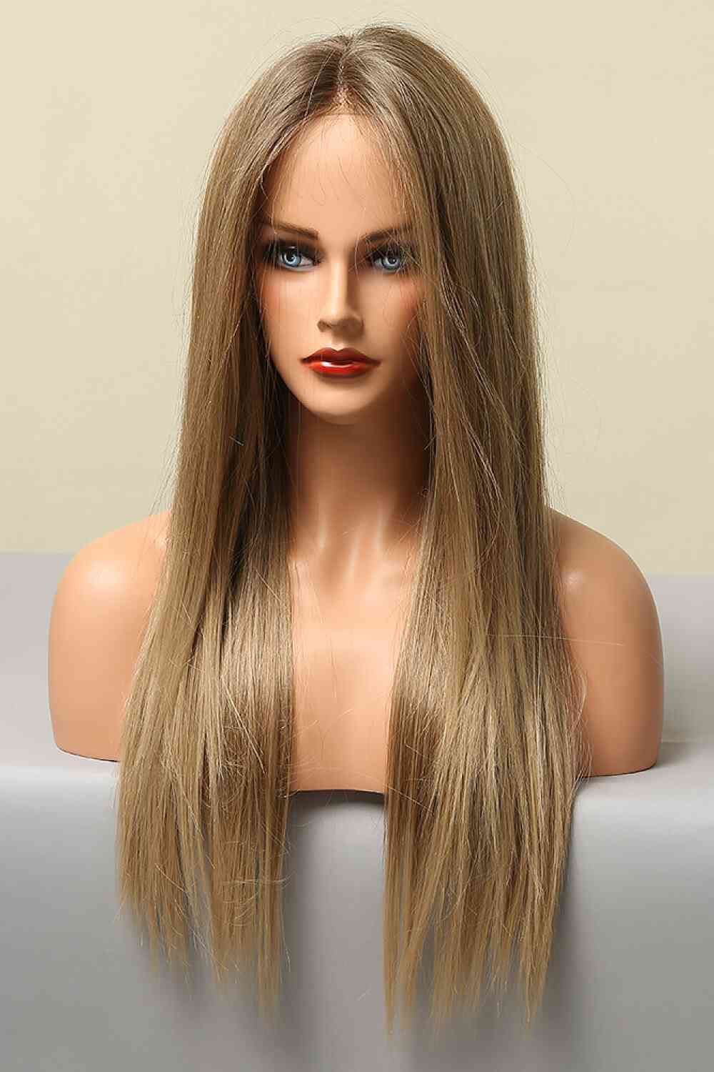 13*2" Long Straight Lace Front Synthetic Wigs 26" Long 150% Density - TRENDMELO