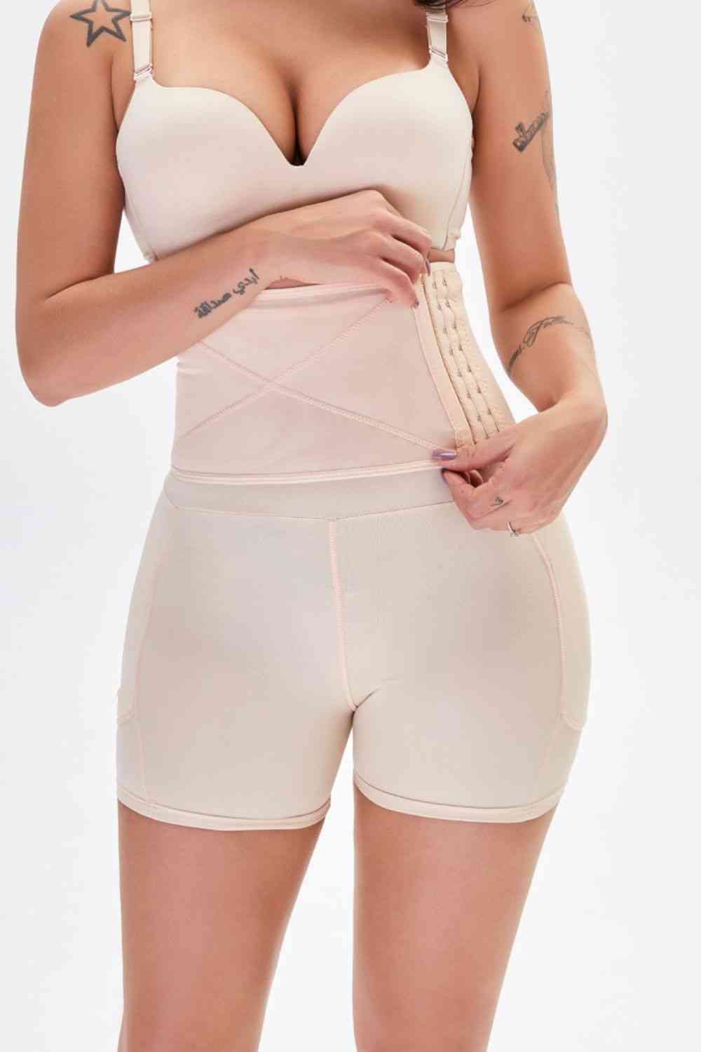 Full Size Hip Lifting Shaping Shorts - TRENDMELO