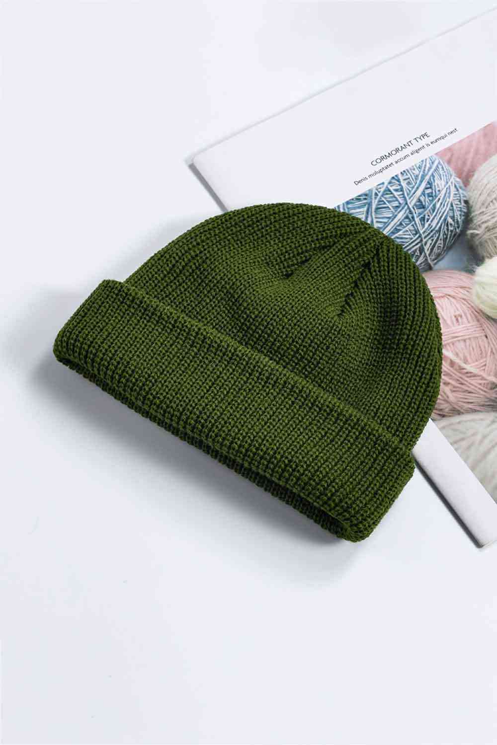 Cozy Rib-Knit Cuff Beanie - TRENDMELO