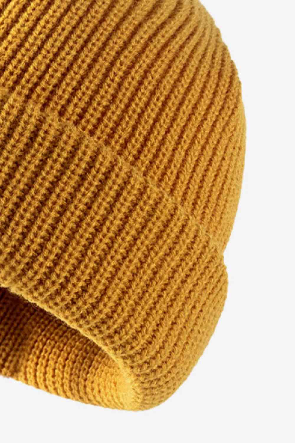 Calling For Winter Rib-Knit Beanie - TRENDMELO