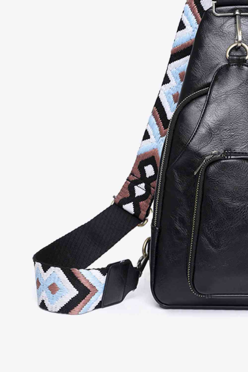 Adored Take A Trip PU Leather Sling Bag - TRENDMELO