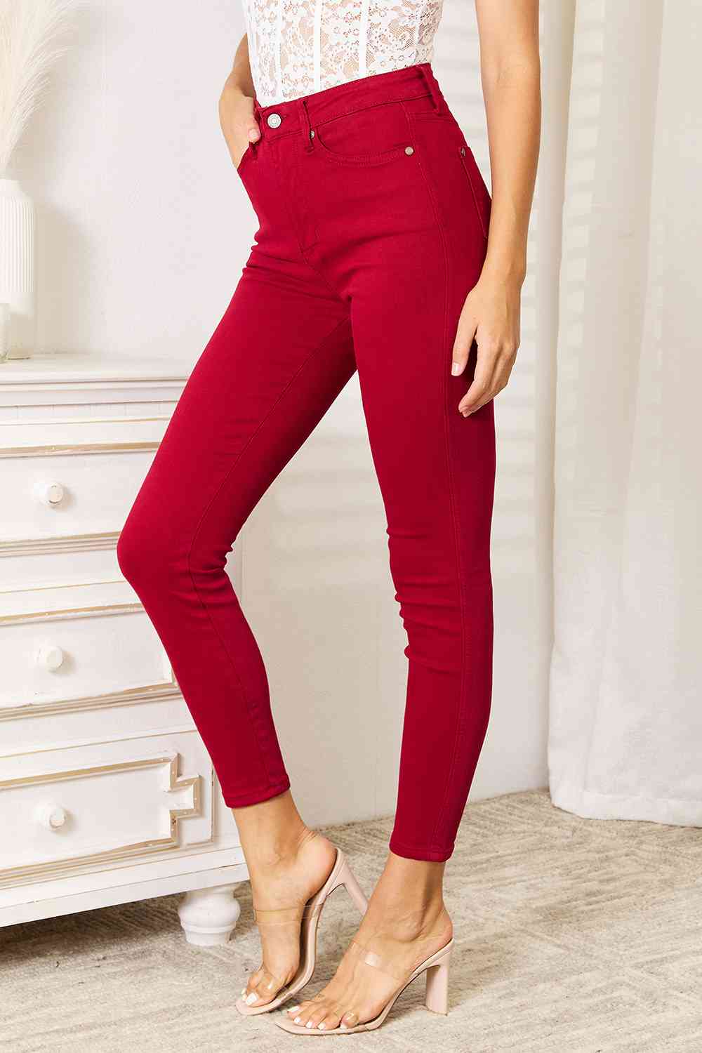 Judy Blue Full Size High Waist Tummy Control Skinny Jeans - TRENDMELO