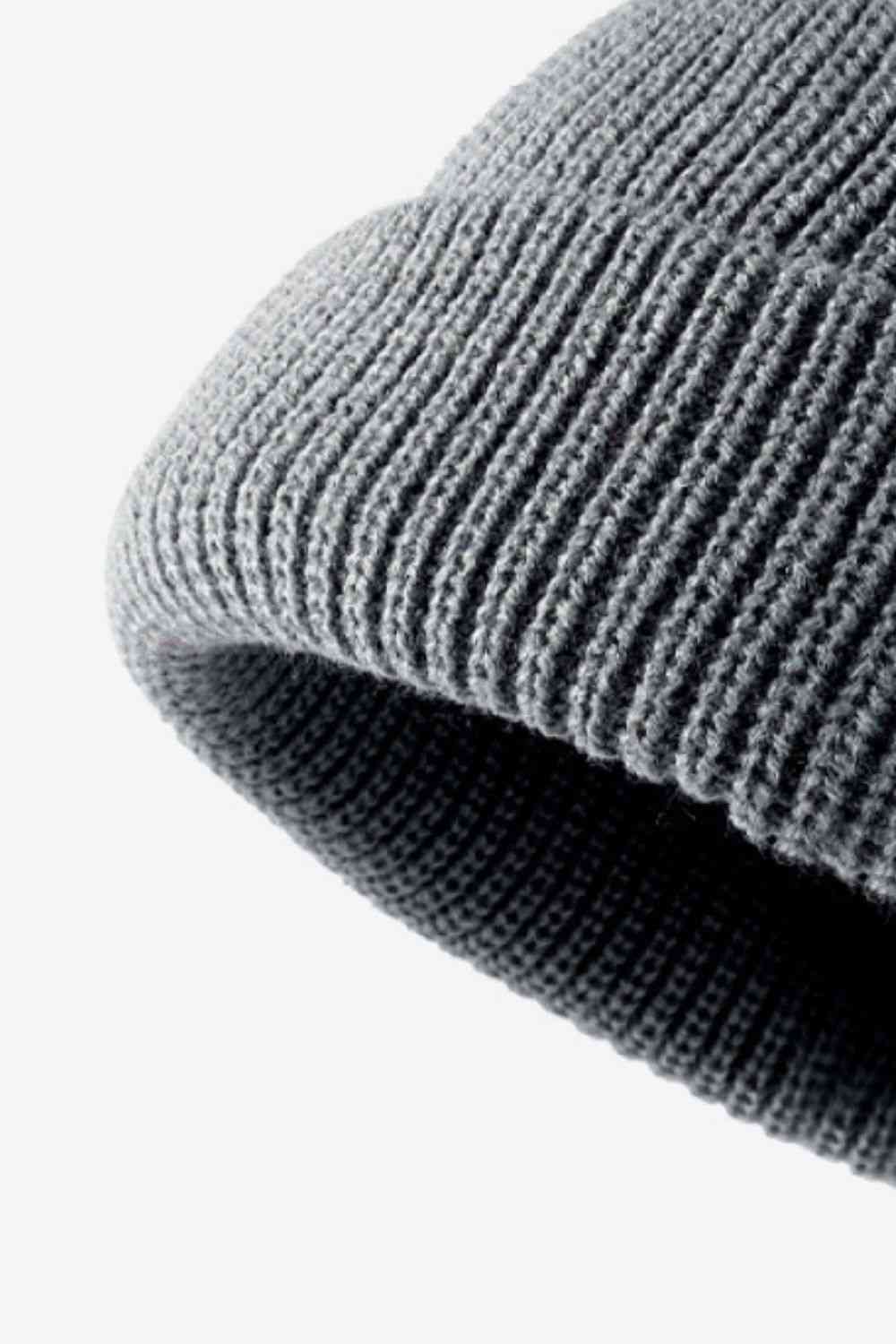 Calling For Winter Rib-Knit Beanie - TRENDMELO