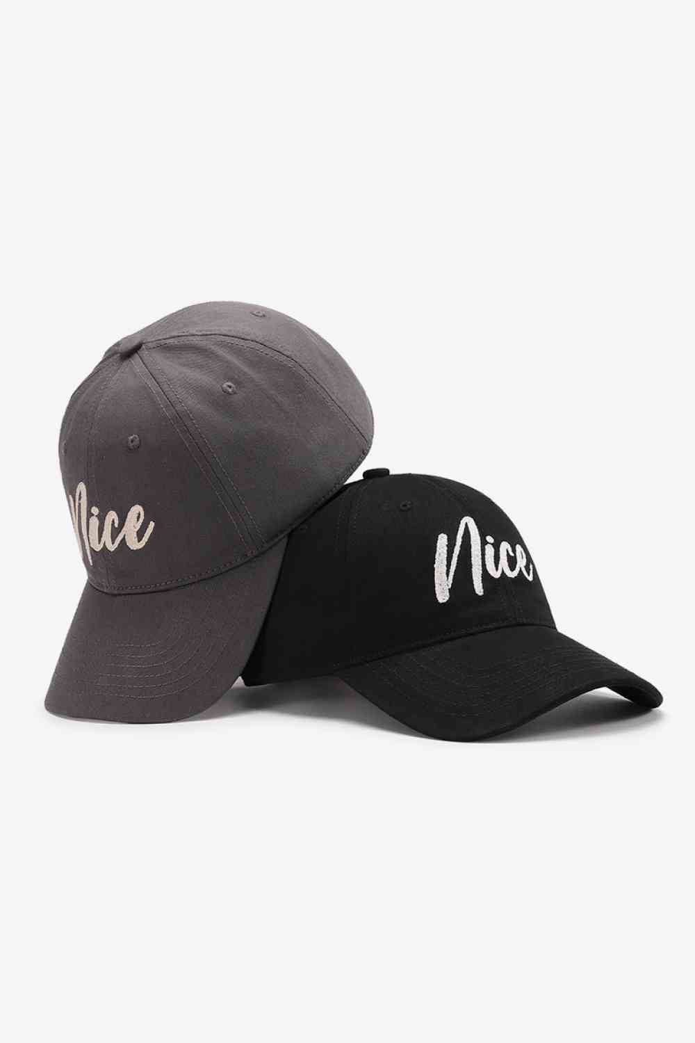 NICE Adjustable Cotton Baseball Cap - TRENDMELO